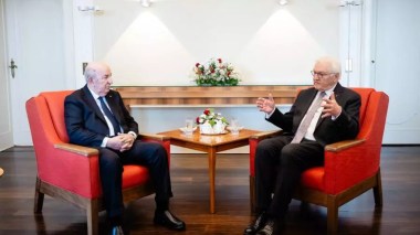 Entretien en tête-à-tête à Berlin entre le président de la République et son homologue allemand
