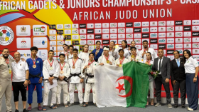 منتخب الجزائر للجيدو لفئة الأشبال يتوّج باللقب القاري