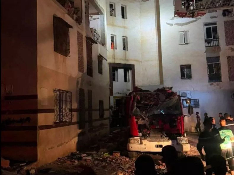 Oran: 16 blessés dans un incendie suivi d’une explosion dans un immeuble à Oued Tlelat