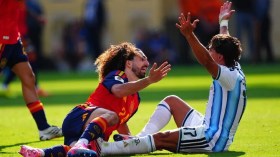 La FIFA enquête sur la bagarre survenue après la finale Espagne-Argentine
