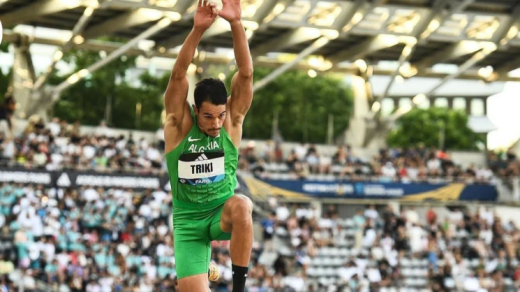 الجزائري تريكي يتوّج بالذهب في منافسات اليوم العالمي للوثب