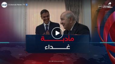 الرئيس تبون يشارك رئيس الحكومة الإسبانية سانشيز فرحة فوز بلاده بمونديال 2026
