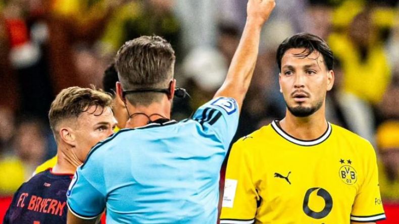 بطاقة حمراء لبن سبعيني في كأس السوبر الألماني