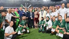 Italie: Sifi Ghrieb rencontre les membres de la délégation nationale participant aux Jeux méditerranéens