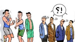 موضة التبرج عند الرجال: شباب يتجولون بأجساد عارية!