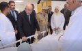 الرئيس تبون يتفقد مصابي الحرائق بمستشفى الحروق الكبرى بزرالدة