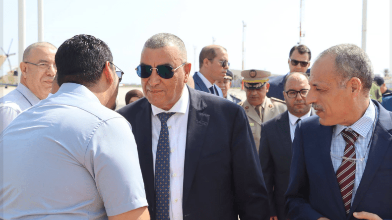 جلاوي يتابع تقدم مشروع الخط المنجمي الشرقي وتوسعة ميناء عنابة