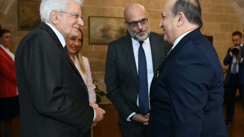سيفي غريب يُستقبل من طرف رئيس إيطاليا