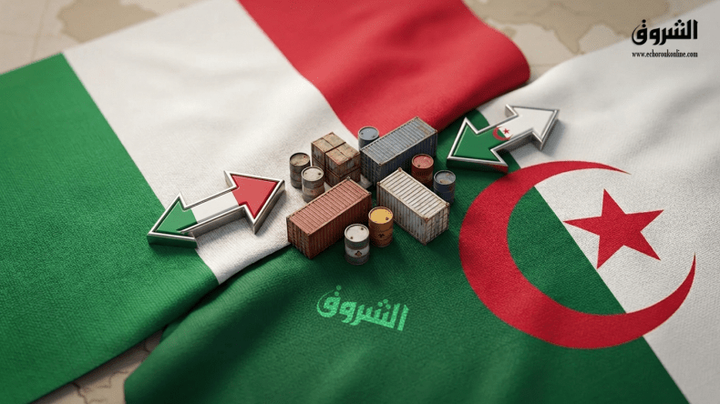 6.78 مليار يورو حجم التجارة بين الجزائر وإيطاليا في 6 أشهر