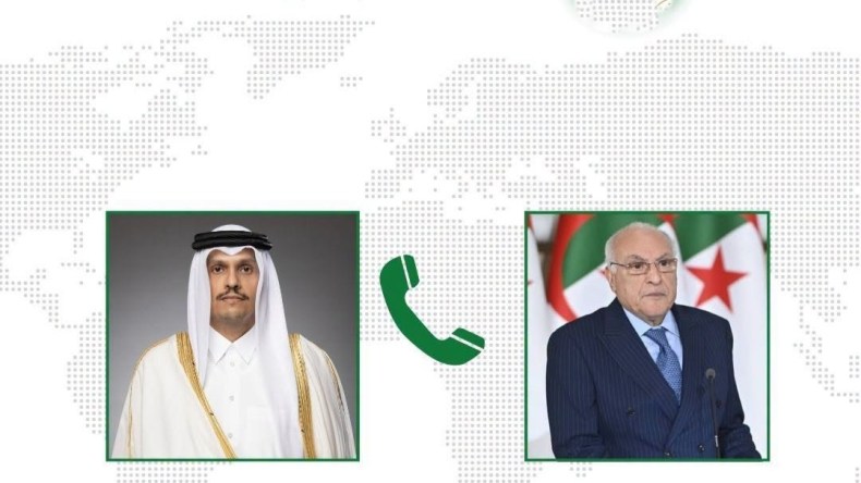 عطاف يبحث مع نظيره القطري جهود التهدئة وخفض التصعيد في الخليج