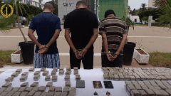 بالفيديو.. حجز قرابة 20 كلغ من الكيف المعالج بوهران