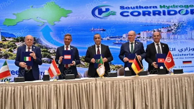 ممر الهيدروجين الجنوبي.. 5 دول توقع على “إعلان الجزائر”