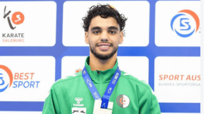 كاراتي دو.. الجزائري سعدي محمد أنيس يحرز الميدالية الفضية بالنمسا
