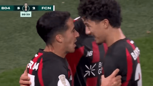 بالفيديو.. لوكاس فاسكيز يسجل هدفا جميلا في كأس ألمانيا