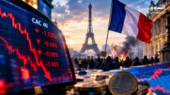 الأسهم الفرنسية تتراجع وسط تصاعد الاحتجاجات