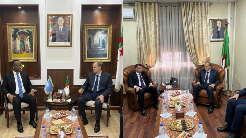 الجزائر تبحث تعزيز المبادلات التجارية وتوسيع الشراكة الاقتصادية مع الصومال وروسيا
