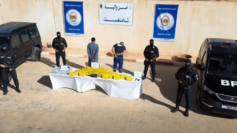 حجز 69 كلغ من الكوكايين وتفكيك شبكة إجرامية بتمنراست
