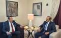 عرقاب يبحث مع نظيره القطري تعزيز علاقات التعاون في مجال المحروقات