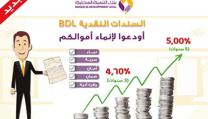 بنك التنمية المحلية يطلق منتوج بنكي جديد على الأشخاص