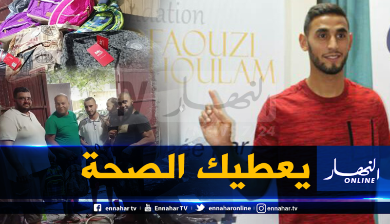 غلام يُقدّم هبة للأيتام والمعوزين