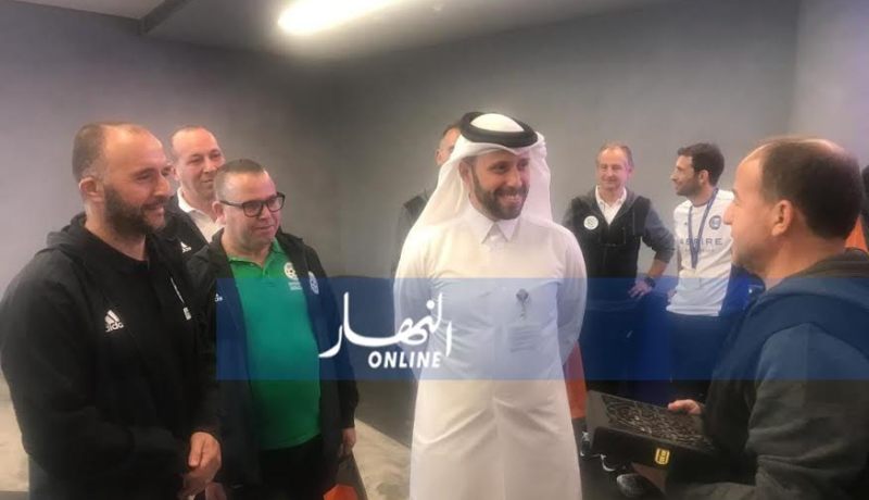 بالصور..بلماضي ومدان يزوران مركز أسباير بالدوحة