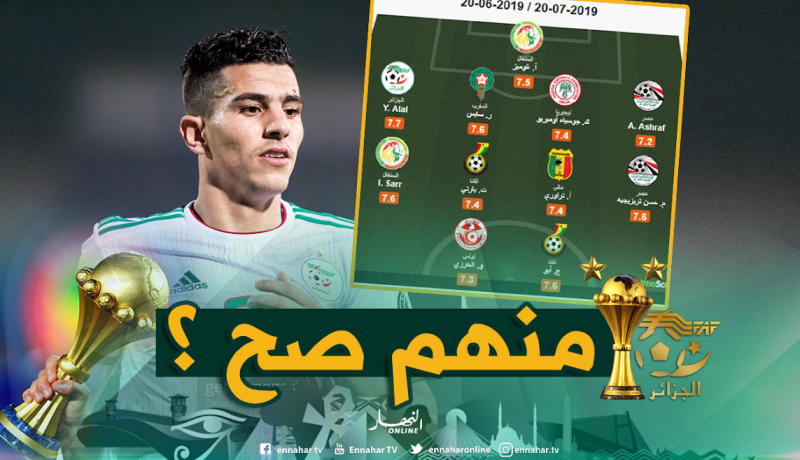 حسب موقع “هوسكورد” ..عطال الوحيد في التشكيلة المثالية لأمم إفريقيا !