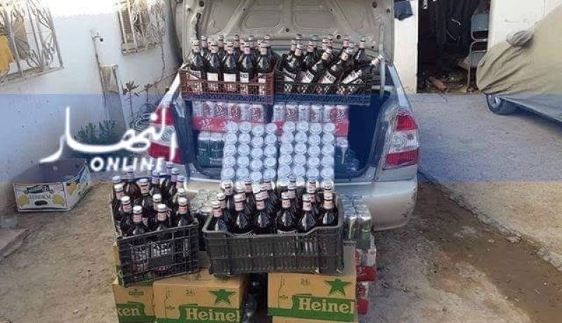 حجز 3060 قارورة خمر في بلدية ملاكو بتيارت