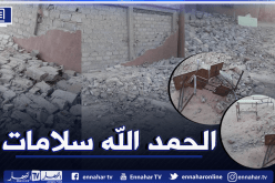 سقوط جدار مدرسة ابتدائية ببرج باجي مختار