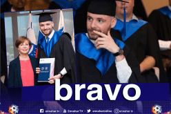 الجزائري حمزة خلاصي يحوز على شهادة ماستر بروسيا