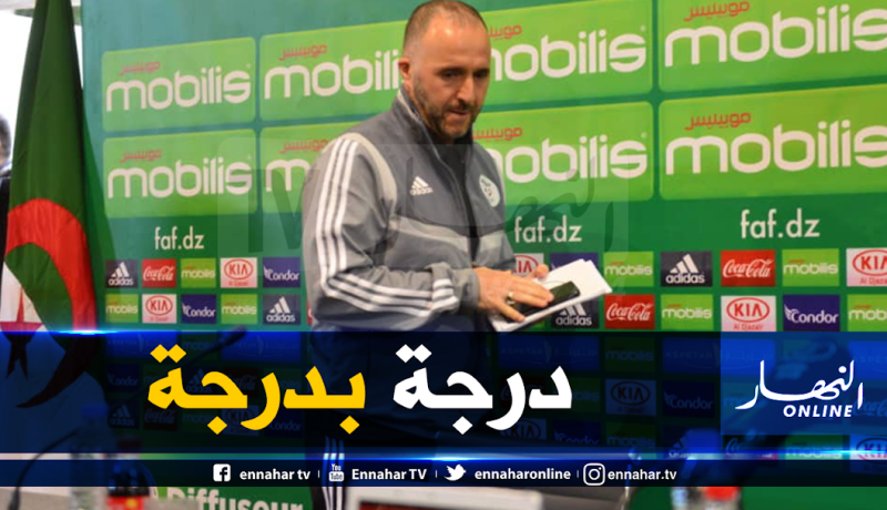 بلماضي: “تصفيات الكان أولا وبعدها تصفيات المونديال”