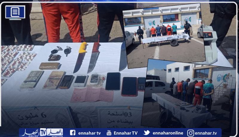 الايقاع بـ6 مهربين ينتمون لشبكة منظمة وحجز 2600 قرص صاروخ بوهران