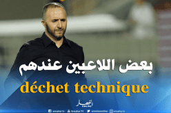 بلماضي: ” لم نتمكن من إستغلال نقاط ضعف المنافس”