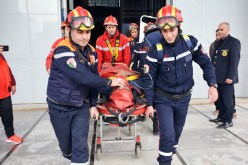 الحماية المدنية تجري تمرينا حول كيفية إخلاء المباني في حالة الكوارث