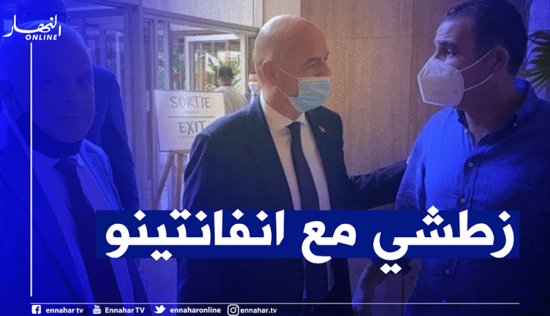 زطشي يلتقي رئيس الفيفا بالكاميرون