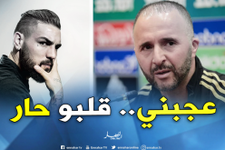 بلماضي: ” ديلور لفت إنتباهي بمبادراته الشخصية وتحضيراته الجادة”