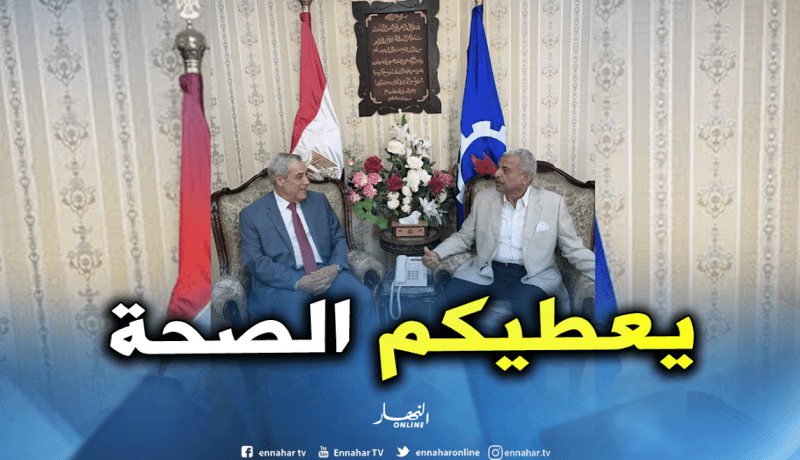 السفير الجزائري بالقاهرة يشكر محافظ السويس على حسن الإستقبال