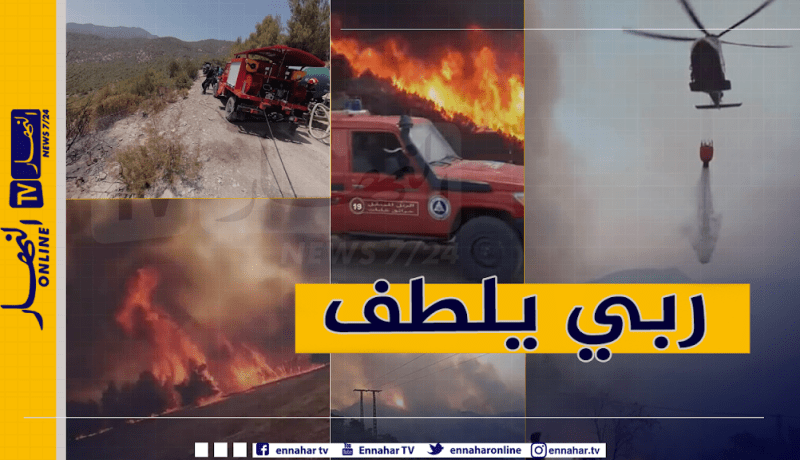 الحماية المدنية: 34 حريقا لا يزال مشتعلا عبر 17 ولاية