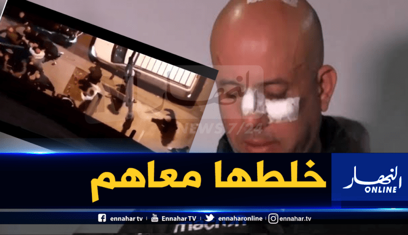 بالفيديو.. ملال يدخل في شجار عنيف مع أحد أنصار الشبيبة بالمغرب