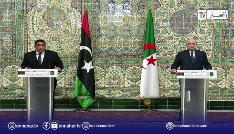 الرئيس تبون يستقبل يونس المنفي ويؤكد أن الجزائر رهن إشارة ليبيا