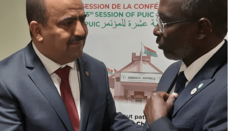 شنين يجري محادثات مع رئيس الجمعية الوطنية لجمهورية جيبوتي