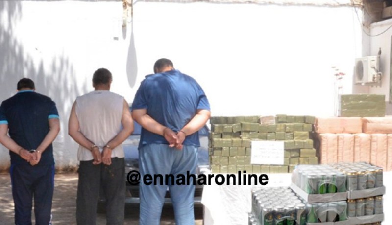 توقيف 3 أشخاص وحجز أكثر من ألف قارورة خمر ببرج بوعريريج