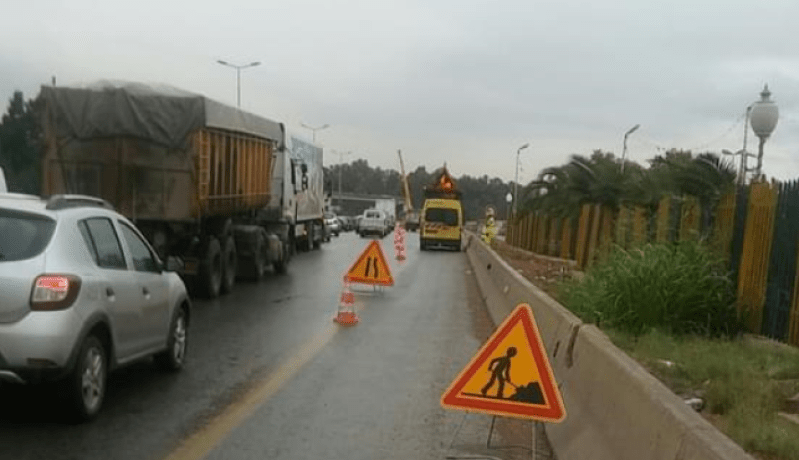 بالصور..بداية أشغال تهيئة جسر تسالة المرجة