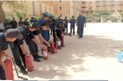 لهبيري يكوّن أعوان الشرطة في مكافحة الحرائق