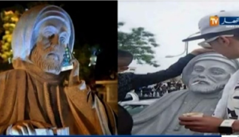 بالفيديو تمثال عبد الحميد ابن باديس يفجر مواقع التواصل الاجتماعي