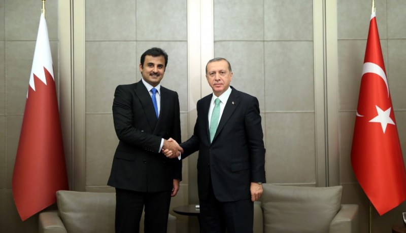 أمير قطر يتصل بأردوغان لحل الأزمة في منطقة الخليج