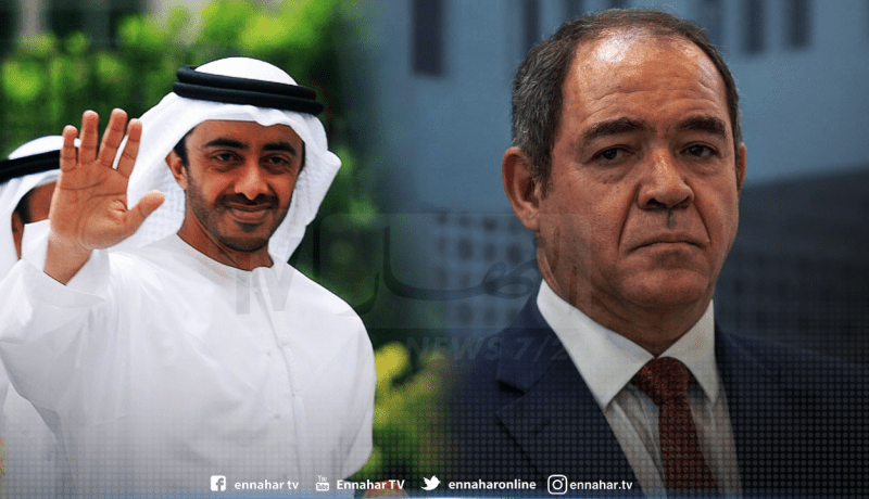 بوقادوم يستقبل وزير الشؤون الخارجية الإماراتي