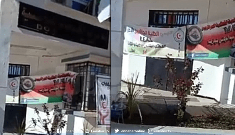 تنظيمات طلابية تغلق مقر مديرية الخدمات الجامعية بتيارت