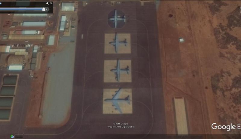 بالصور والفيديو.. قاعدة أمريكية للتجسس وللطائرات بدون طيار قرب الحدود مع الجزائر