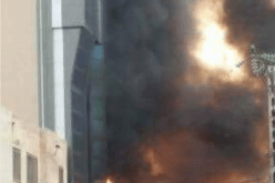 بالصور .. حريق مهول يلتهم المقر الجديد لبلدية أقبو في بجاية