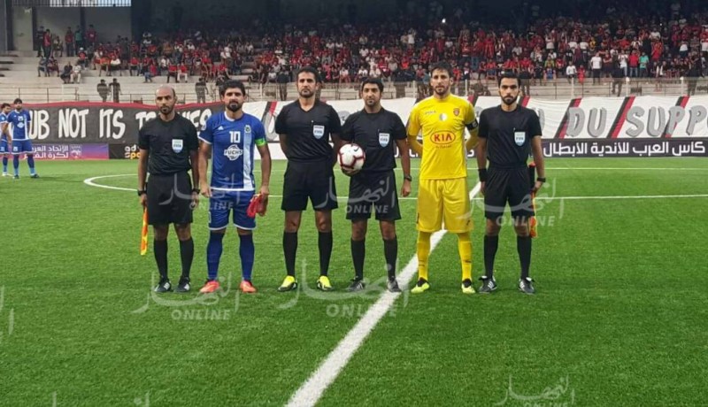 بالصور.. الحكم يُعلن نهاية اللقاء بفوز سوسطارة بعد مُغادرة العراقيين